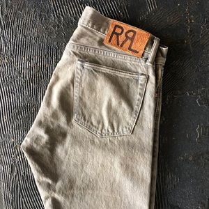 RRL Grey Japanese Selvedge Denim Jeans